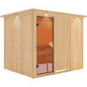 Sauna traditionnel modulable GOBIN 3 à 4 places 68mm KARIBU