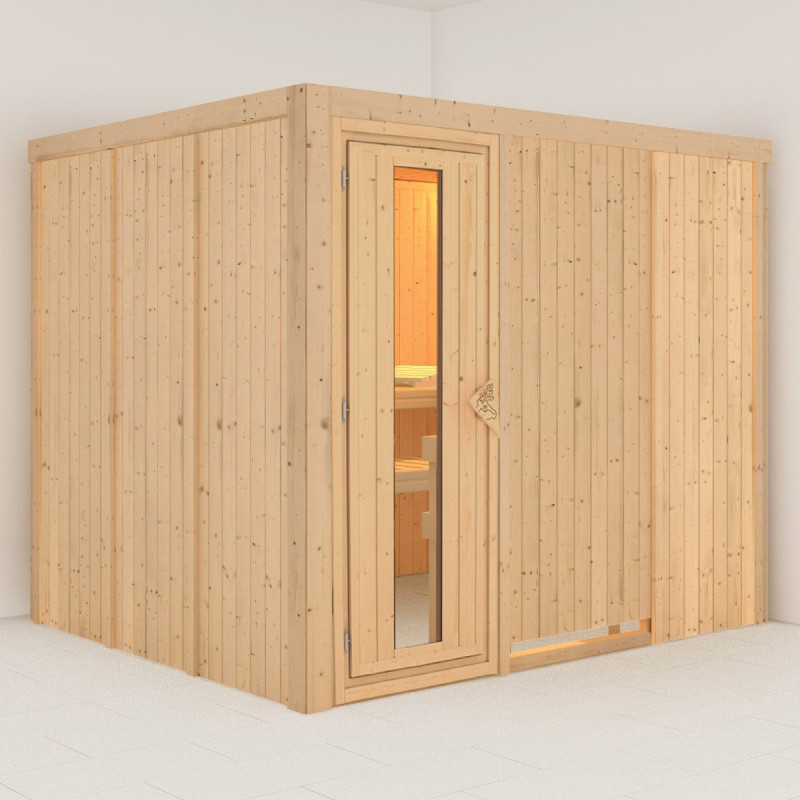 Sauna traditionnel modulable GOBIN 3 à 4 places 68mm KARIBU