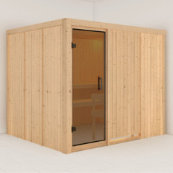 Sauna traditionnel modulable GOBIN 3 à 4 places 68mm KARIBU