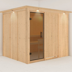 Sauna traditionnel modulable GOBIN 3 à 4 places 68mm KARIBU