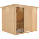 Sauna traditionnel modulable GOBIN 3 à 4 places 68mm KARIBU