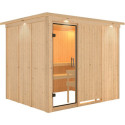 Sauna traditionnel modulable GOBIN 3 à 4 places 68mm KARIBU