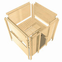 Sauna traditionnel MOJAVE 5 à 6 places 38mm KARIBU