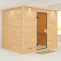 Sauna traditionnel Sonara 6 à 8 places 38mm KARIBU