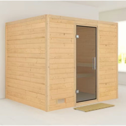 Sauna traditionnel Sonara 6 à 8 places 38mm KARIBU