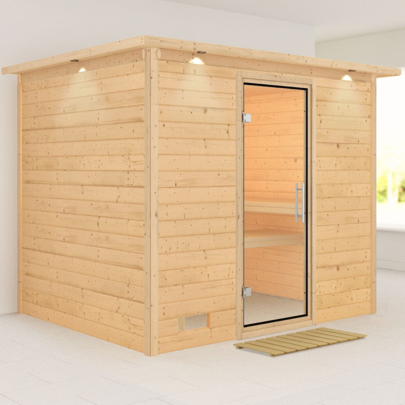 Sauna traditionnel Sonara 6 à 8 places 38mm KARIBU