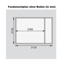 Abri de jardin en bois massif 6,92m² Retola 3 avec armoire intégrée – Karibu 