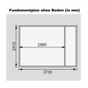 Abri de jardin en bois massif 9,27m² Retola 6 avec armoire intégrée – Karibu 