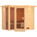 Sauna traditionnel d'intérieur en bois Amara 5 à 6 places 38mm KARIBU
