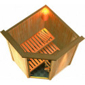 Sauna prêt à brancher NANJA 2 à 3 places 68mm KARIBU