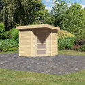Abri de jardin en bois massif 4,62m² Schwandorf 3 – Karibu 