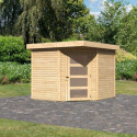 Abri de jardin en bois massif 5,95m² Schwandorf 5 – Karibu 
