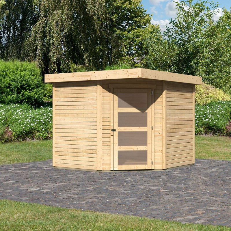 Abri de jardin en bois massif 5,95m² Schwandorf 5 – Karibu 