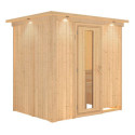 Sauna traditionnel Fanja Plug &Play - 4 places 68mm KARIBU