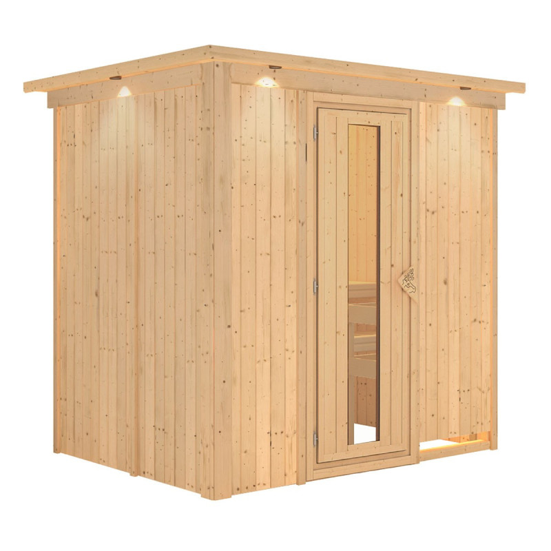 Sauna traditionnel Fanja Plug &Play - 4 places 68mm KARIBU
