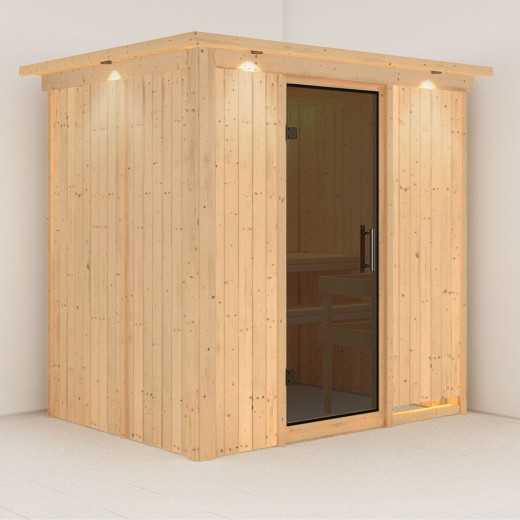 Sauna traditionnel Fanja Plug &Play - 4 places 68mm KARIBU