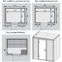 Sauna traditionnel Fanja Plug &Play - 4 places 68mm KARIBU