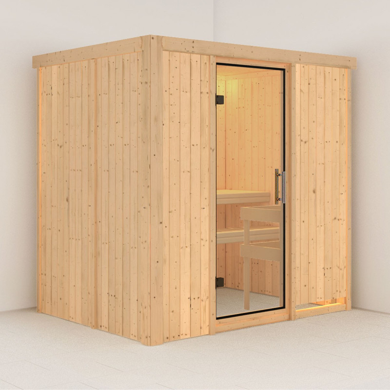 Sauna traditionnel Fanja Plug &Play - 4 places 68mm KARIBU