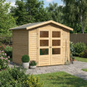 Abri de jardin en bois massif 4,57m² Amberg 3 – Karibu 