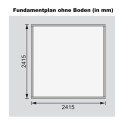 Abri de jardin en bois massif 6,05m² Amberg 4 – Karibu 