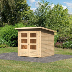 Abri de jardin en bois massif 3,46m² Stockach 2 – Karibu 