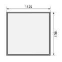 Abri de jardin en bois massif gris terre 3,46m² Stockach 2 – Karibu 