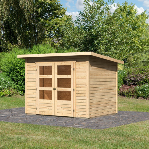 Abri de jardin en bois massif 4,57m² Stockach 3 – Karibu 