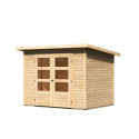 Abri de jardin en bois massif 4,57m² Stockach 3 – Karibu 
