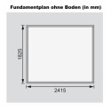 Abri de jardin en bois massif 4,57m² Stockach 3 – Karibu 