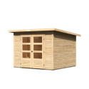 Abri de jardin en bois massif 6,05m² Stockach 4 – Karibu 