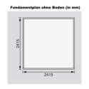 Abri de jardin en bois massif gris terre 6,05m² Stockach 4 – Karibu