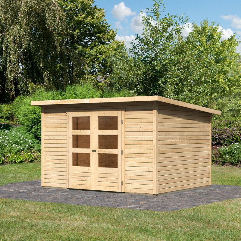 Abri de jardin en bois massif 7,50m² Stockach 5 – Karibu 