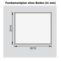 Abri de jardin en bois massif gris terre 7,50m² Stockach 5 – Karibu 