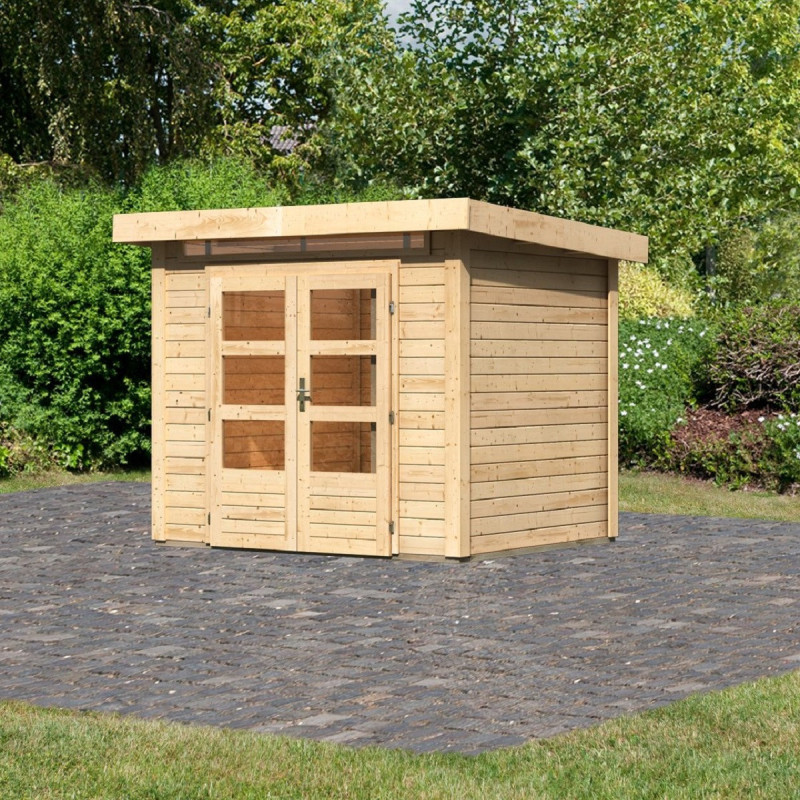 Abri de jardin en bois massif 4,98m² Kandern 2 – Woodfeeling