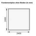 Abri de jardin en bois massif 5,95m² Kandern 3 – Karibu 