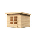 Abri de jardin en bois massif 7,50m² Kandern 6 – Karibu 