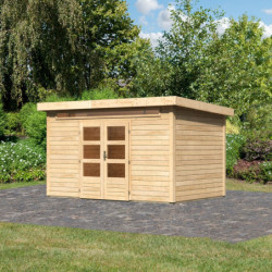 Abri de jardin en bois massif 8,88m² Kandern 7 – Karibu