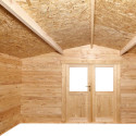 Abri de jardin en bois massif 16m² PRIMO - madriers 28mm Gardy Shelter