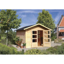 Abri de jardin en bois massif 9,24m² Talkau 8 – Karibu 