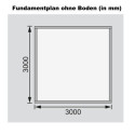 Abri de jardin en bois massif gris terre 9,24m² Talkau 8 – Karibu 
