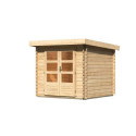 Abri de jardin en bois massif 5,62m² Bastrup 2 – Karibu 