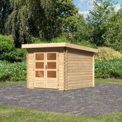 Abri de jardin en bois massif 7,04m² Bastrup 4 – Karibu 