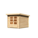 Abri de jardin en bois massif 7,04m² Bastrup 4 – Karibu 