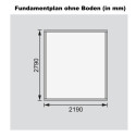 Abri de jardin en bois massif 7,04m² Bastrup 4 – Karibu 