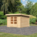 Abri de jardin en bois massif 8,82m² Bastrup 5 – Karibu 