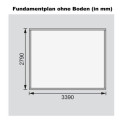 Abri de jardin en bois massif 10,60m² Bastrup 7 – Karibu 