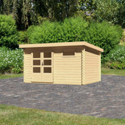 Abri de jardin en bois massif 11,49m² Bastrup 8 – Karibu 