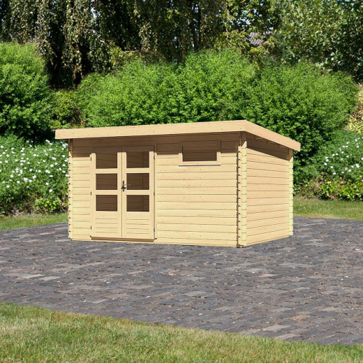 Abri de jardin en bois massif 11,49m² Bastrup 8 – Karibu 