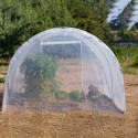 Serre tunnel de culture pieds droits 12m² - 3x4m - 200 microns RICHEL