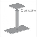 Support réglable - S5515 pour pavillons et carports Solid